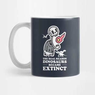 Why dinosaurs became extinct. Mug